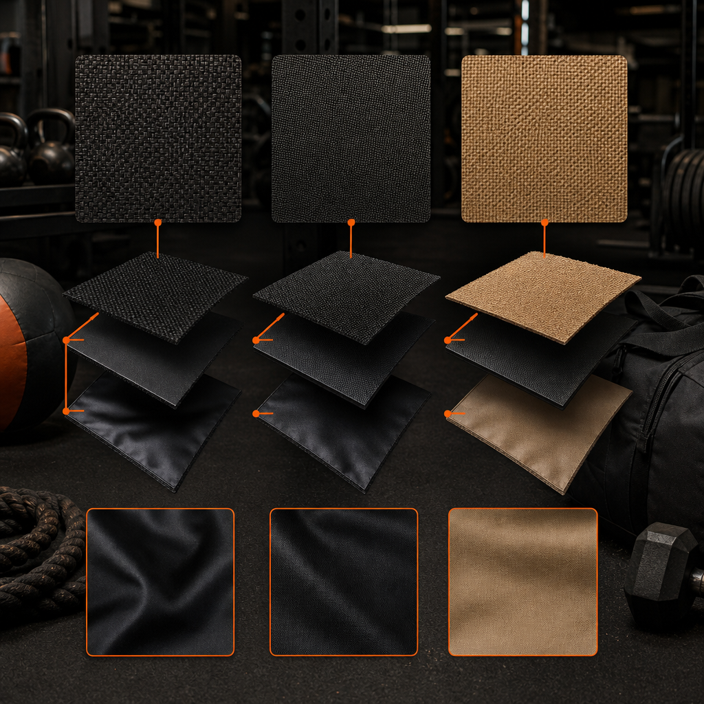 Nylon, polyester and canvas gym bag materials compared